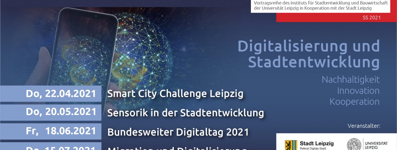 Flyer HOTSPOTS:: Der Stadtentwicklung Veranstaltungsreihe Sommersemester 2021, alle Infos im Artikel